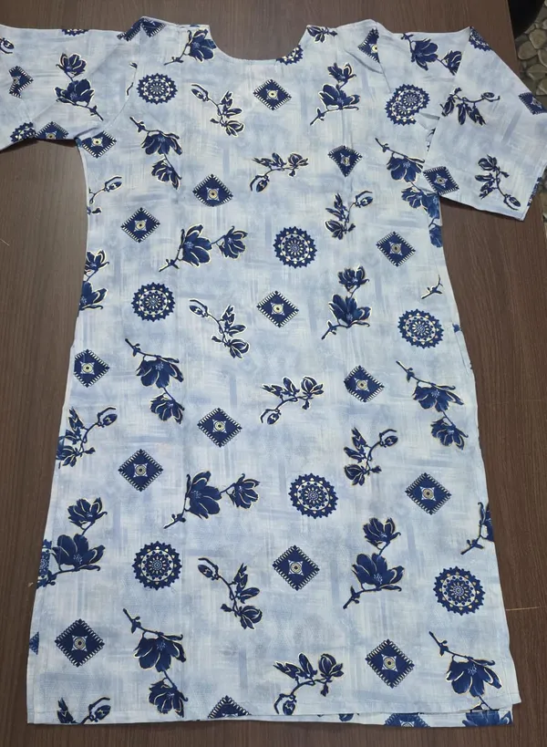 White_Printed_Straight_Kurti_Pant_set_for_Women_&_Girls