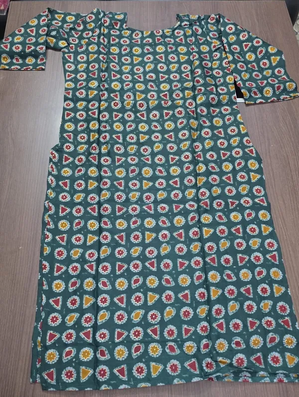 Green_Printed_Straight_Kurta_Pant_set_for_Women_&_Girls