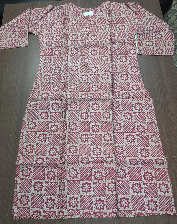 Maroon_Printed_Kurta_Salwar_set_for_Women_&_Girls