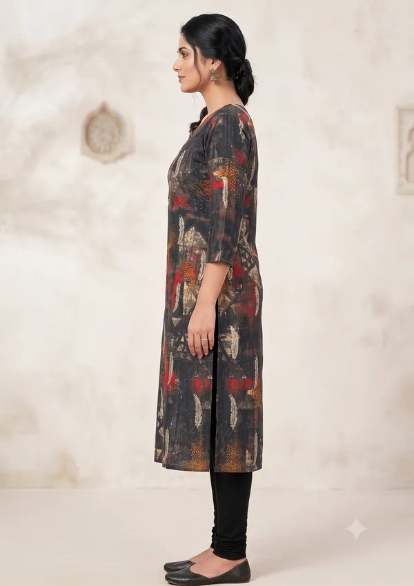 Black_Printed_Kurti_For_Women_&_Girls