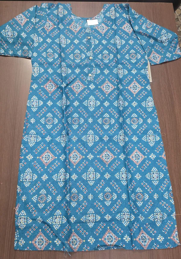 Blue_Printed_Straight_Kurta_Pant_set_for_Women_&_Girls