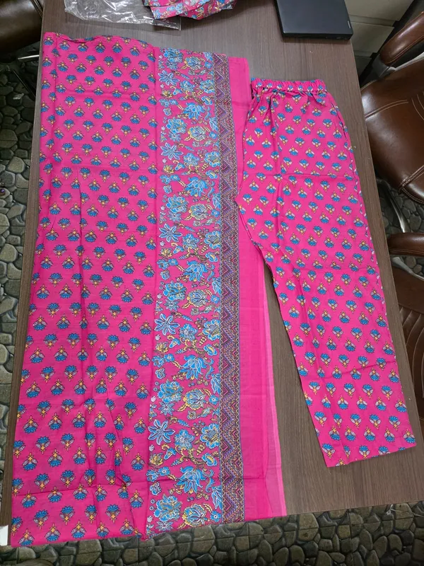 Pink_Floral_Print_Straight_Kurta_Pant_Dupatta_set_for_Women