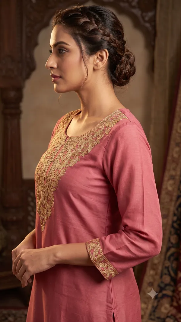 Pink_Embroidered_Straight_Kurta_Pant_Dupatta_Set_For_Women_&_Girls