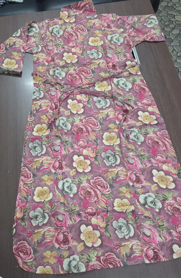 Mauve_Floral_Print_Afghani_KURTI_SALWAR_set_for_Women_&_Girls