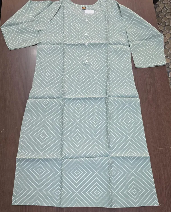 Green_Geometric_Print_Kurti_Salwar_Set_for_Women_&_Girls
