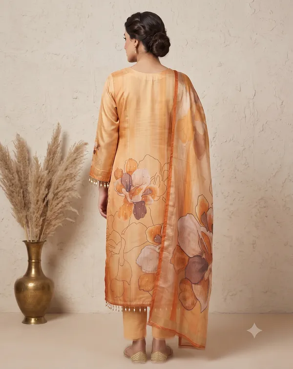 Beige_Embellished_Kurta_Pant_Dupatta_Set_For_Women_&_Girls