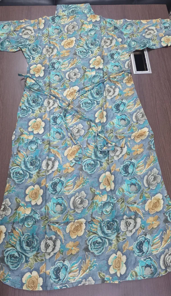 Blue_Floral_Embellished_Afghani_top_pant_set_for_Women_&_Girls