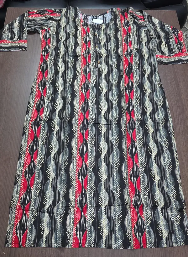 Black_Printed_Straight_Kurta_for_Women_&_Girls