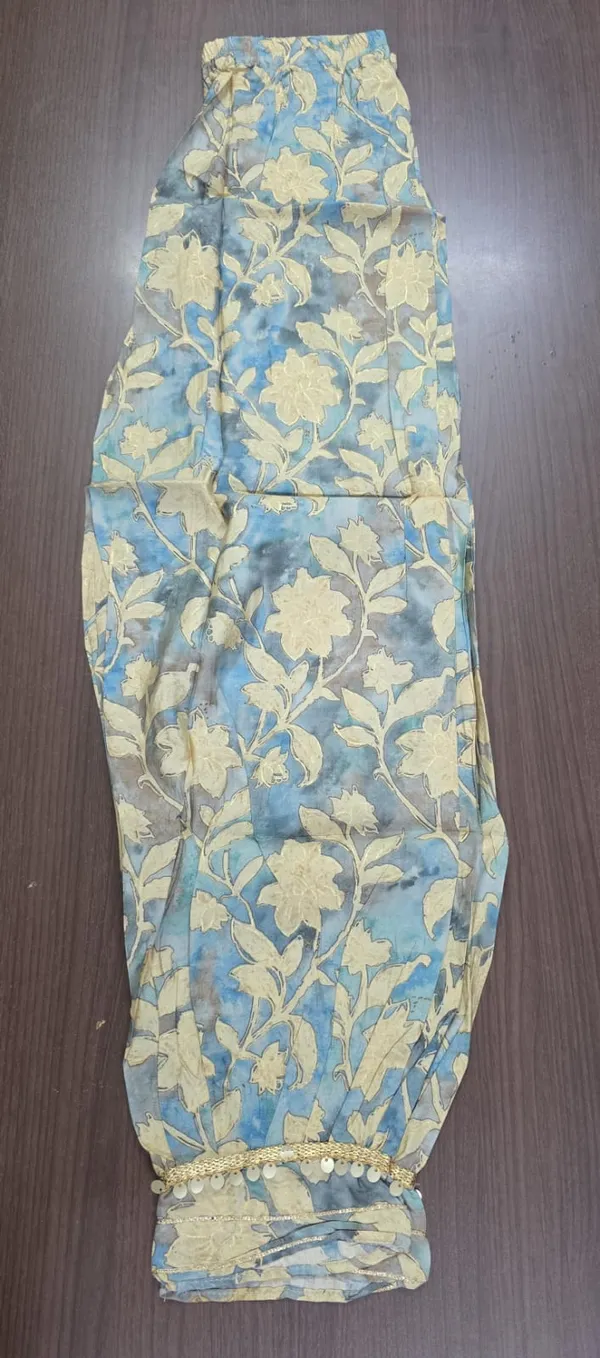 Blue_Floral_Print_Afghani_kurti_SALWAR_set_for_Women_&_Girls