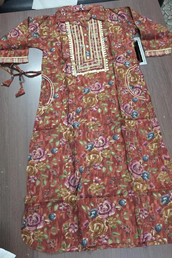 Maroon_Floral_Print_Afghani_KURTI_SALWAR_set_for_Women_&_Girls
