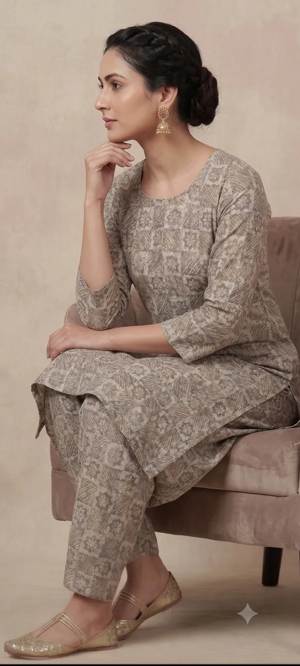 Grey_Printed_Kurta_Salwar_Set_For_Women_&_Girls