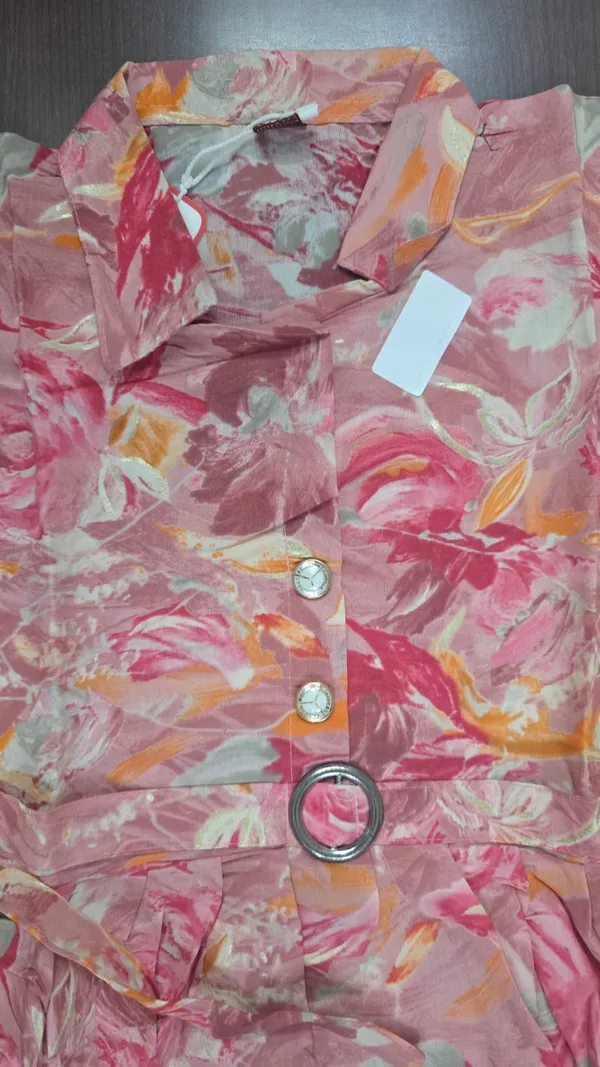 Pink_Floral_Print_Collared_Co-Ord_set_for_Women_&_Girls