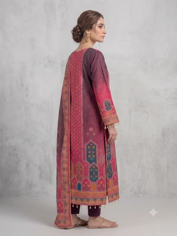 Pink_Printed_Kurta_Pant_Dupatta_Set_For_Women_&_Girls