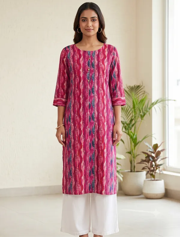 Pink_Printed_Straight_Kurta_For_Women_&_Girls