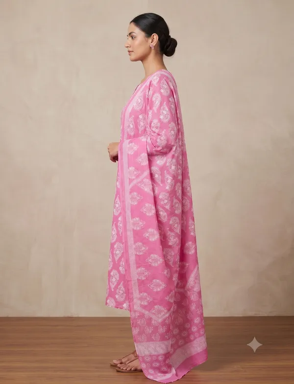Pink_Printed_Straight_Kurta_Pant_Set_For_Women_&_Girls