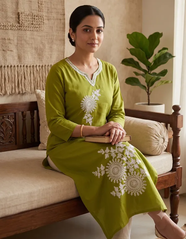 Green_Embroidered_Kurta_Pant_Dupatta_Set_For_Women_&_Girls