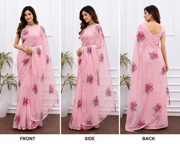 Pink_Georgette_Saree_For_Women