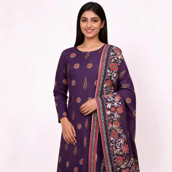 Purple_Lawn_Printed_Unstitched_Suit_Set_For_Women