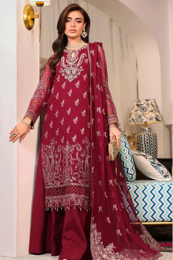 Maroon_Embroidered_Straight_Suit_Set_for_Women