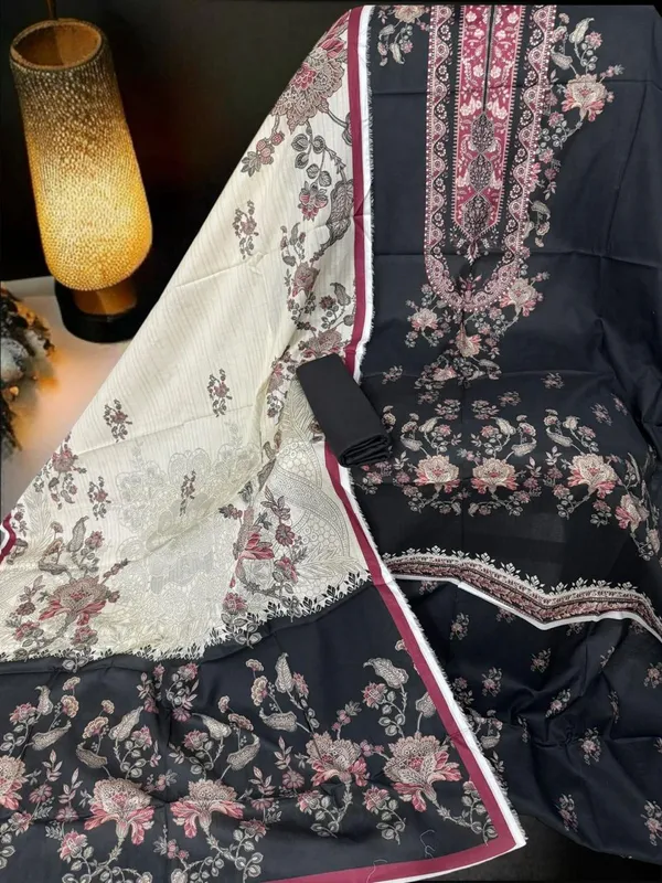 Navy_Printed_Unstitched_Suit_Material_Set_for_Women