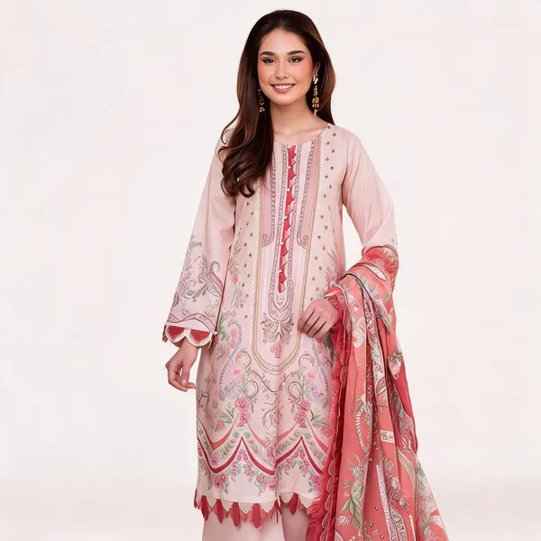 Pink_Lawn_Unstitched_Printed_Straight_Kurta_Set_For_Women