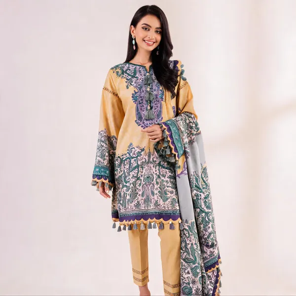 Mustard_Lawn_Printed_Unstitched_Straight_Suit_Set_For_Women