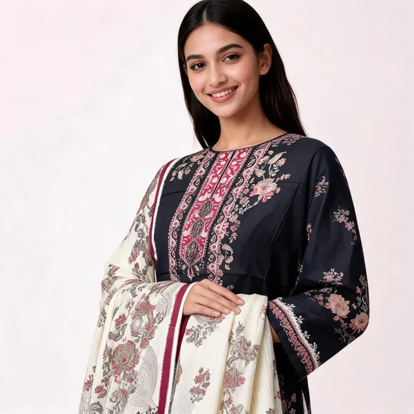 Navy_Lawn_Printed_Unstitched_Suit_Set_For_Women