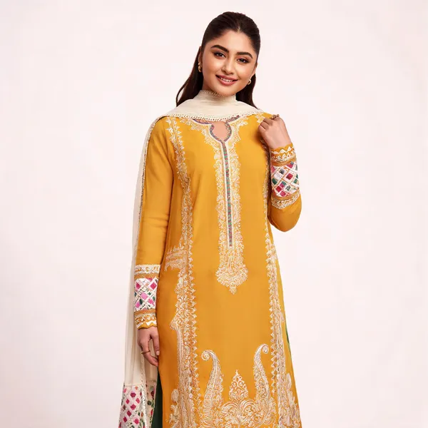 Mustard_Chiffon_Embroidered_Unstitched_Straight_Suit_Set_For_Women