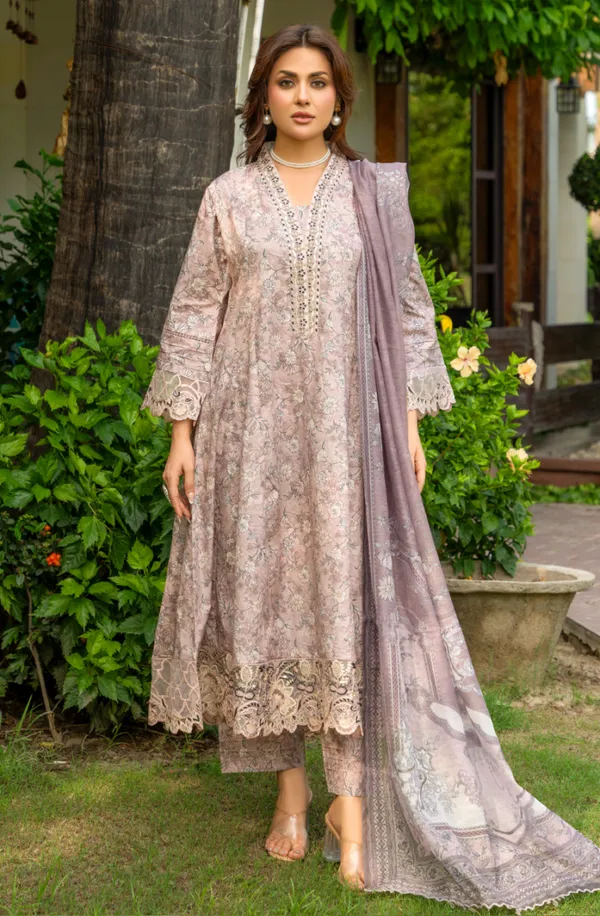 Mauve_Printed_Kurta_Set_for_Women