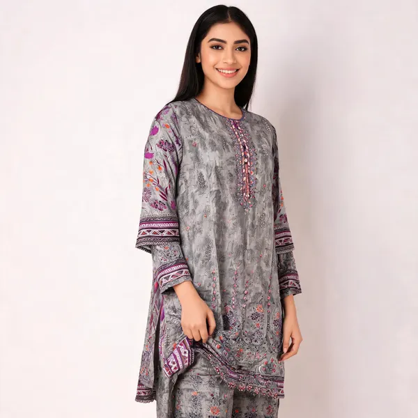 Grey_Lawn_Printed_Embroidered_Stitched_Kurta_Set_For_Women