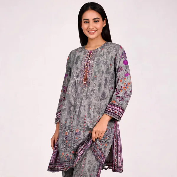 Grey_Lawn_Printed_Embroidered_Stitched_Kurta_Set_For_Women