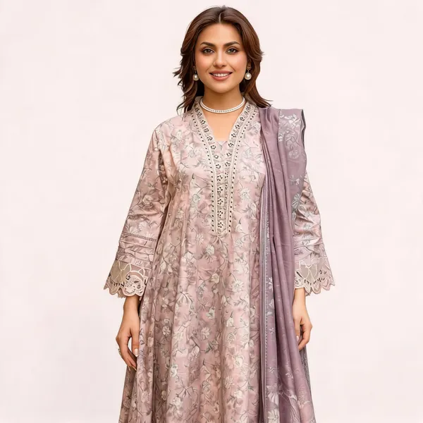 Mauve_Lawn_Straight_Printed_Kurta_Suit_Set_For_Women