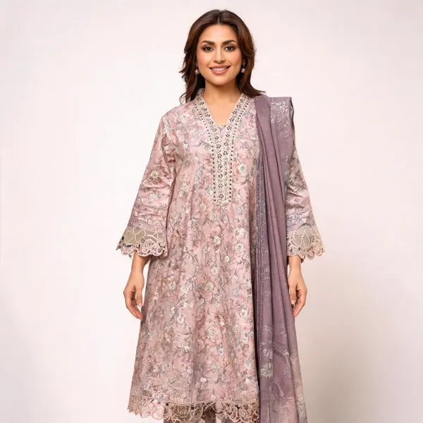 Mauve_Lawn_Straight_Printed_Kurta_Suit_Set_For_Women