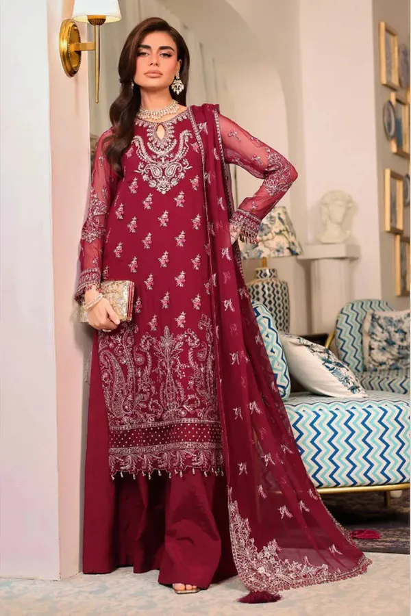 Maroon_Embroidered_Straight_Suit_Set_for_Women