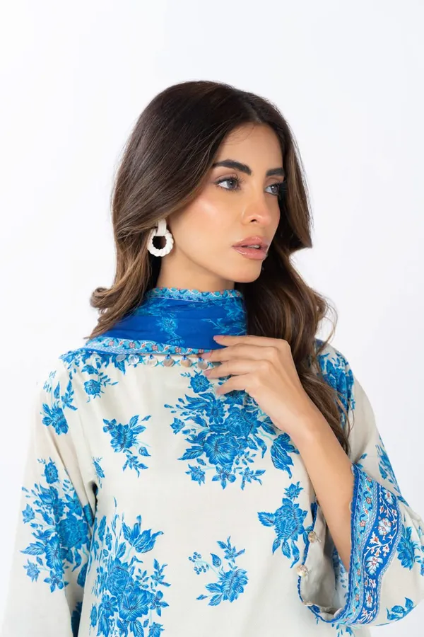 Blue_Floral_Print_Straight_Kurta_Set_for_Women