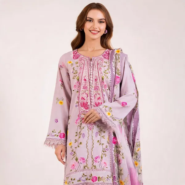 Lavender_Lawn_Stitched_Floral_Print_Three-Piece_Suit_Set_For_Women