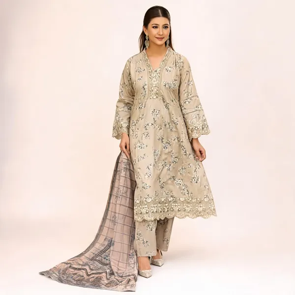 Beige_Lawn_Straight_Embroidered_Kurta_Suit_Set_For_Women