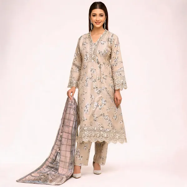 Beige_Lawn_Straight_Embroidered_Kurta_Suit_Set_For_Women