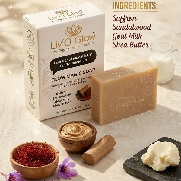 Glow_Magic_Soap_Cold_Processed_Handmade_Soap_With_Saffron,_Sandalwood,_And_Goat_Milk_For_Natural_Glow