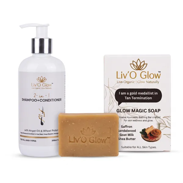 Two-In-One_Shampoo_And_Conditioner_(300_Ml)_And_Glow_Magic_Soap_Pack_of_2