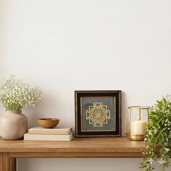 Shree_Yantra_On_Raw_Pyrite_Frame_With_Free_Raw_Pyrite_Stone