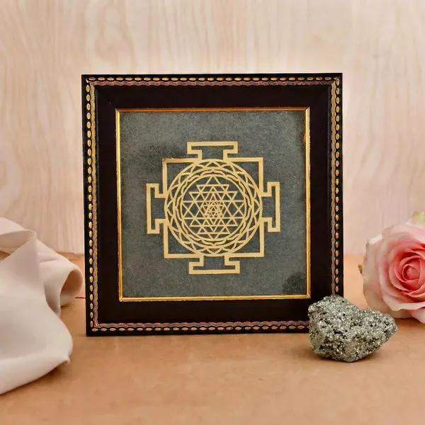 Shree_Yantra_On_Raw_Pyrite_Frame_With_Free_Raw_Pyrite_Stone
