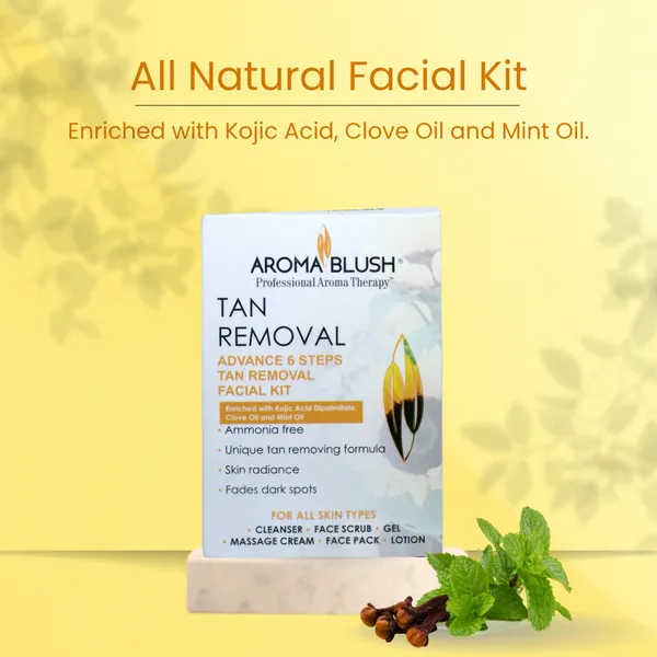 Aroma_Blush_Tan_Removal_Facial_Kit_With_Kojic_Acid_Clove_Mint_Oil
