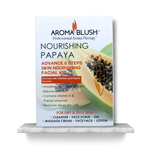 Aromablush_Nourishing_Papaya_Papain_Enzyme_Facial_Kit