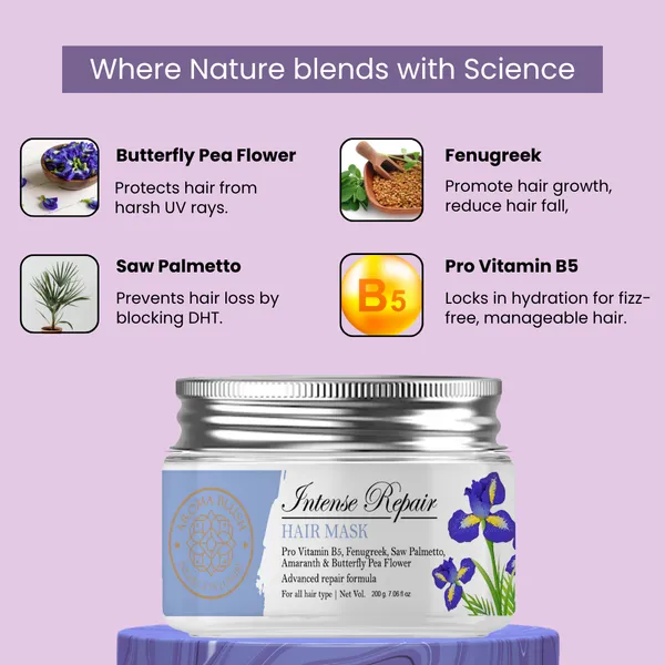 Aromablush_Intense_Repair_Pro_Vitamin_B5_Butterfly_Pea_Hair_Mask
