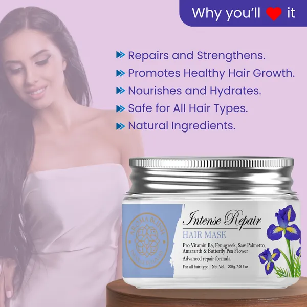 Aromablush_Intense_Repair_Pro_Vitamin_B5_Butterfly_Pea_Hair_Mask