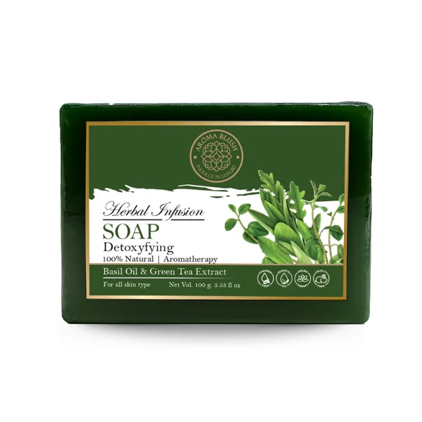 Aromablush_Herbal_Infusion_Basil_Oil_Green_Tea_Soap
