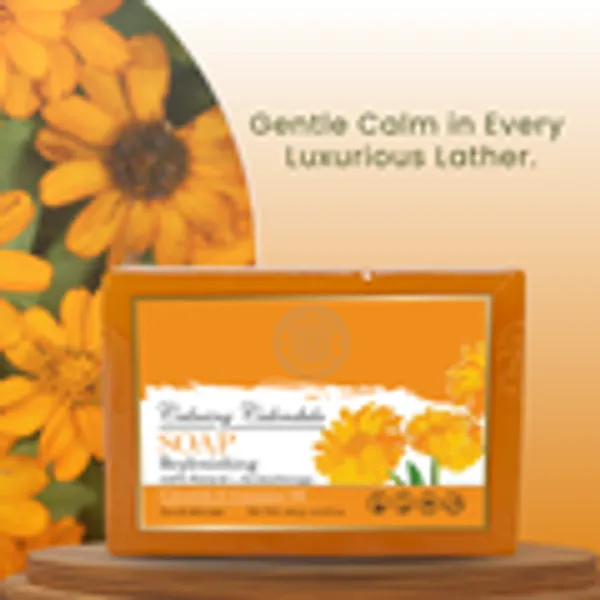 Aromablush_Calming_Calendula_Cinnamon_Oil_Soap