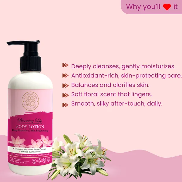 Aromablush_Blooming_Lily_Geranium_Vitamin_E_Moisturising_Body_Lotion