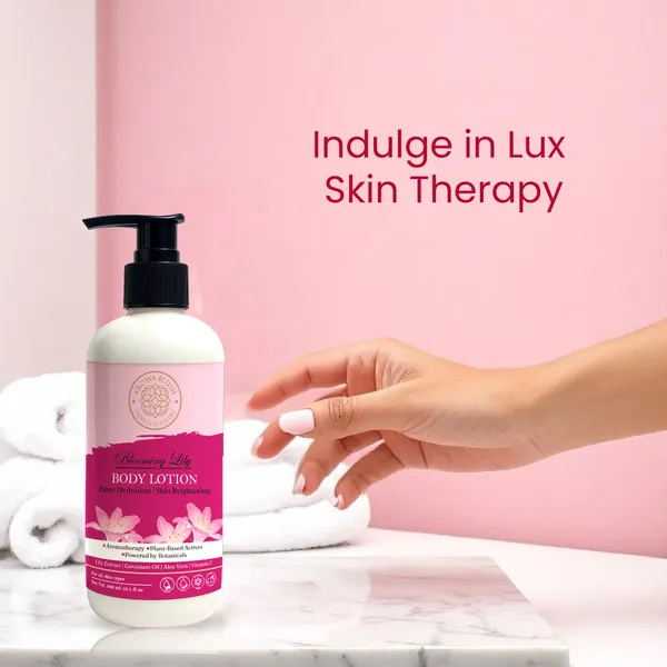 Aromablush_Blooming_Lily_Geranium_Vitamin_E_Moisturising_Body_Lotion